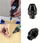 Resim Ev Pratik Karbon Çelik Elektrik Matkabı Mini Üç saç tokası Matkap Chuck Aksesuarları, Ev DIY Küçük Araçlar için Uygun 