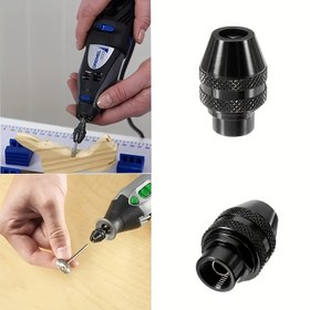 Resim Ev Pratik Karbon Çelik Elektrik Matkabı Mini Üç saç tokası Matkap Chuck Aksesuarları, Ev DIY Küçük Araçlar için Uygun 