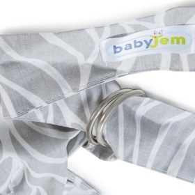 Resim Babyjem Emzirme Önlüğü Gri Çizgi 