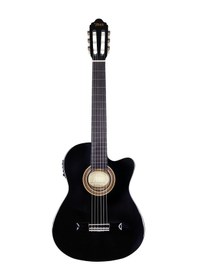 Resim Valencıa Vc104thncebk Elektro Klasik Gitar Sap Çelikli 4/4 Siyah 
