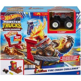 Resim HNB87 Hot Wheels Monster Trucks Arenada Mücadeleye Başlangıç Setleri 