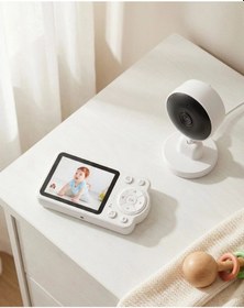 Resim Gece Görüşlü Kablosuz Bebek Monitörü Ağlama Ve Hareket Algılama 