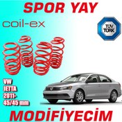 Resim Coil-Ex Jetta 2011 Sonrası 45-45Mm Alçaltma Spor Yay Helezon C 
