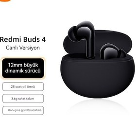 Resim Redmi Buds 4 Vitality Gerçek Kablosuz Bluetooth Kulaklık Çağrı Gürültü Engelleme 