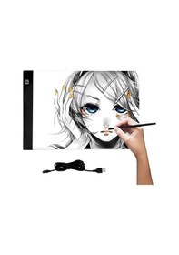 Resim Valkyrie Mddg Led Işıklı A4 Boy Çizim Kopyalama Eskiz Çizim Ultra İnce Çizim Tablet 
