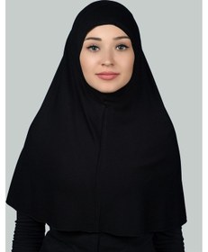 Resim Altobeh Hazır Türban Pratik Eşarp Tesettür Hijab - Namaz Örtüsü Xl Siyah 