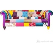 Resim 3A Mobilya Gökkuşağı Patchwork Chester Kanepe 
