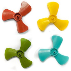 Resim Genel Markalar 60mm 3 Kanat Oyuncak Pervane Rüzgar Gülü Su Botu Rc Dıy Motor Propeller 