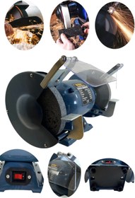 Resim STAXX POWER 175mm 550watt Tezgah Üstü Taşlama Makinesi Bakır Sargı Bıçak Balta Bileme Çark Taşı Taş Motoru 