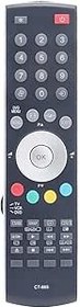 Resim AULCMEET CT-865 Yedek Uzaktan Kumanda Toshiba Full HD LED Smart TV 27WL65G, 32A2500P, 32A3000PG 17WL56B 19W300PG 20W300PG 23WL56G 27WL46B 32WL66P ile Uyumlu 
