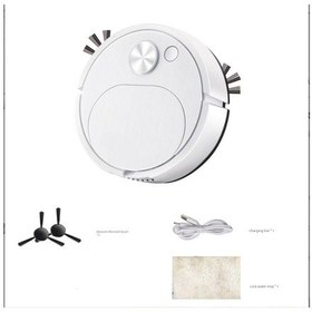 Resim Usb Şarjlı Otomatik Robot Süpürge - Beyaz Um55261-2 Yurt Dışından Beyaz 