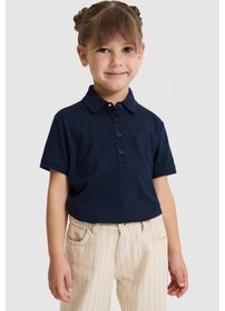 Resim U.s. Polo Assn. Kız Çocuk Lacivert Tişört Basic 50328218-vr033 