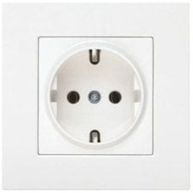 Resim VİKO Viko Karre Topraklı Piriz Çerceve Dahıl Fıyatıdır 