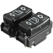 Resim Mercedes Benz için Sol veya Sağ Elektrikli Ana Kontrol Güç Camı Anahtarı - OEM 1248204610/1248204510, Uyumlu C124 Coupe, W124 Sedan, Kombi Break S124, S E G Sınıfı, W126 Coupe, W201, W463 (1987-1996) 