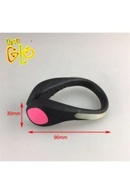 Resim gaman Bisiklet Koşu Yürüyüş Ayakkabı İkaz Lambası 2 Mod 2 Adet Pilli Kırmızı 