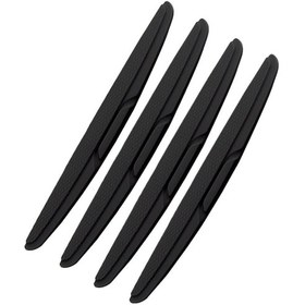 Resim Shan Shı 7755 4 Adet Araba Kamyon Kapısı Çarpışma Önleyici Koruma Silikon Şeritler - Siyah 