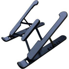 Resim Yükseklik Ayarlı Plastik Laptop Standı, Kolay Kurulum, Taşınabilir, Ergonomik ve Konforlu, Bilgisayar Standı 