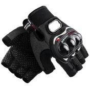 Resim Probiker Eldiven Yarım Motosiklet Eldiveni Korumalı 