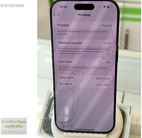 Resim Apple iPhone 16 Pro İkinci El TR | 256 GB | Siyah 