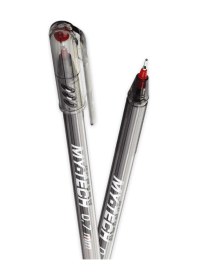 Resim Tükenmez Kalem Kırmızı Renk 5 Adet 0.7mm My-tech Tükenmez Kalem 0.7mm Kırmızı 2240 Kırmızı 