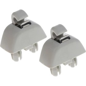Resim Sharplace Audi A6 C6 Vw Gri Için 2 Parça Araba Iç Güneş Visor Kanca Klipler Tutucular (Yurt Dışından) 
