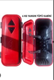 Resim Hazard Tır Dorse İçin Plastik Yangın Tüpü Dolabı 6-9 Kg Tüpe Uygun Dayanıklı ve Su Geçirmez Tasarım 