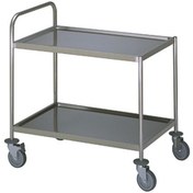 Resim Electrolux Professional 2 Katlı Servis Arabası İtme Kollu. 600 MM Yükseklik=800 STR602HV 