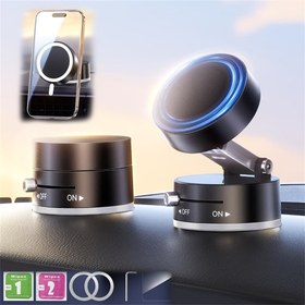 Resim Vakum Manyetik Telefon Tutucu, Çift Taraflı Manyetik Emme Tutucu, Katlanabilir, Taşınabilir ve Çoklu Sahne Kullanımı, Apple/Android Telefonlar için Uygun, Tembel İnsanlar için Mutfak Temel Gereci, Araç Tutturucusu, Emme Kupa Araba Telefon Tutucu, Sevgililer Günü Hediyesi 