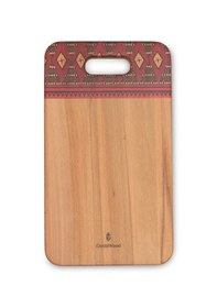 Resim Yekpare Masif Ahşap Sunum Kesme Tahtası Desenli Kayın Large 7 