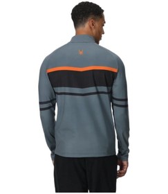 Resim Spyder Spyder Legacy 1/2 Zip Erkek İçlik Üst 4375 Mavi 