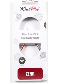 Resim Knitpro Zing Misinalı Örgü Şiş 22,50 Cm 2.75mm 47083 