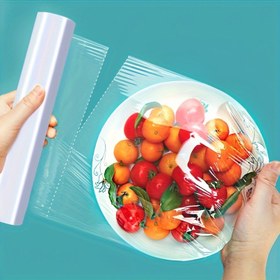 Resim 1 Rulo Kolay Çatlatılabilir Gıda Sınıfı Plastik Sarma, Mikrodalga ve Buzdolabı İçin Uygun, Bıçak Gerektirmez - Mutfak Gıda Ambalaj Çözümü 