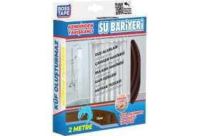 Resim Boss Tape Duş, Kapı Eşiği, Mutfak Tezgahı Etrafı Su Kesici Bariyer Kahverengi - 2 Metre 