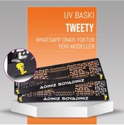Resim Tweety Plakalık, 2 Adet Premium Uv Baskı, Plakalıkhane 