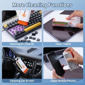 Resim Pencere Kırıcı Emniyet Kemeri Kesici Temizleme Fırçası, Hepsi Bir Arada Araba Cam Kırıcı Kiti 