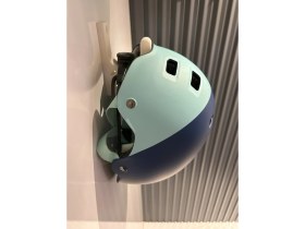 Resim Atlas Lab Bisiklet Kask Askısı Duvar Tipi – 3D Baskı - Pla - Düzenleyici Aparat - Duvar Askılık Vida Dahil Beyaz 