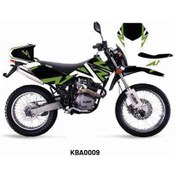 Resim Kuba Black Cat Divided Line Tasarım Motosiklet Sticker Etiket Kaplama Modeli Green 