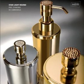 Resim Windisch Star Light Round Pamukluk Swarovski Kristal Altın 