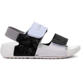 Resim Benetton BN-1422 Patik Erkek Çocuk Düz Sandalet Siyah - Mavi 