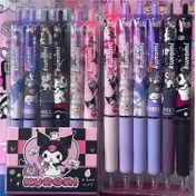 Resim Resmi Sanrio 1/6 Paket 0.55Mm for kuromi için for hello kitty için for my melody Karikatür Sevimli Basın Kalemi Ofis Kırtasiye Seti 