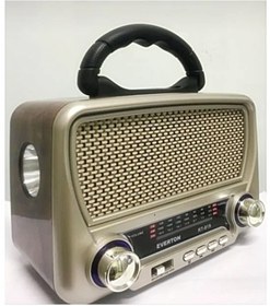 Resim Everton Rt-819 Güneş Enerjili Nostaljik Fm,aux,usb Müzik Çalar 