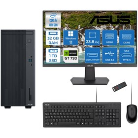 Resim ASUS Expertcenter P500MV I5-13420H 32GB 1tb SSD WIN11PRO 4GB/GT730 23.8" WE5136216512B0DW13+ZETTABELLEK 