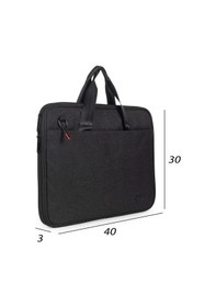 Resim Necati Çanta Macbook Organizer Laptop Evrak Çantası 15.6 & 16 Inç Siyah-1643 Siyah 