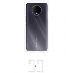 Resim Wrapsol Tecno Spark 6 Arka Yan Koruyucu Darbe Emici Poliüretan Film Amerika Üretimi 