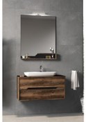 Resim Orka Galia Ella Banyo Dolabı Takımı 100 Cm Çok Renkli 