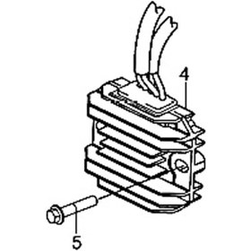 Resim Haojue Da135s Regulator 32800h05522h000 