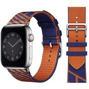 Resim Mobilefix Watch 7 41mm Uyumlu Krd-51 Hasır Kordon-no5 