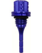Resim Hightower Dayanıklı Alüminyum Alaşım Gy6 Bws 125cc Motor Yağı Kontrol Kapak - Mavi, Kolay Montaj 