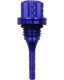 Resim Hightower Dayanıklı Alüminyum Alaşım Gy6 Bws 125cc Motor Yağı Kontrol Kapak - Mavi, Kolay Montaj 