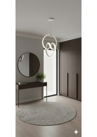 Resim İmza Model Beyaz Led Avize 3 Renk Ayarlanabilir Modern Işık Diğer 